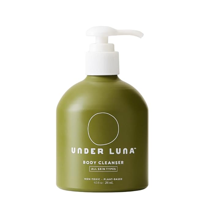 Under Luna Body Cleanser | Gentle Wash for Daily Use | Plant-Powered Cleanse with Soothing Botanicals | Non-Stripping &amp Safe for All Ages | Vegan &amp Non-Toxic | 9.5 fl oz