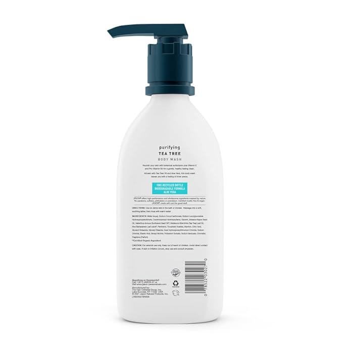 JASON Natural Body Wash &amp Shower Gel Calming Lavender &amp Purifying Tea Tree 30 Oz 2-Pack