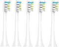 Compatible for SOOCAS X3 X5 X3U X1 V1 V2 Head Bristle Replacement Brush Heads Nozzles with Anti-dust Cap（10pcs）(White)