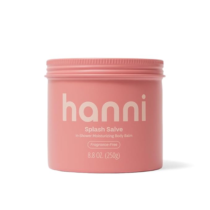 HANNI Splash Salve Body Mask In-Shower Moisturizer with Coconut Jojoba Shea Butter &amp Glycerin Deep Conditioning for All Skin Types FRAGRANCE-FREE 250 mL / 8.8 oz