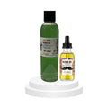 Fresh Intimate Body Wash Balls Wash Nutt Wash Butt Wash for Men 6 oz- With Aloe Mint TeaTree Oil Cucumber. Tingles Freshens Moisturize Anti-itch Soothing Odor contro (Wash and Beard Oil)