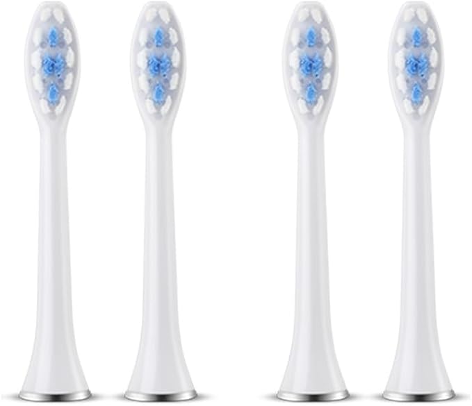 Brush Heads Electric Toothbrush Accessories Replacement(4 Black Brush Head)