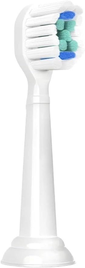 Compatible for Philips Sonicare Toothbrush Heads 4/8/12/20 PCS Replacement Bristle Heads(White-12 Pcs)