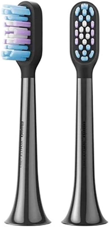 Compatibility for Mijia T501/T501C Toothbrush Head 2pcs(2pcs Black)