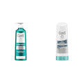 Curel Hydra Therapy In Shower Lotion Wet Skin Moisturizer for Dry or Extra-dry Skin &amp Itch Defense Calming Daily Cleanser Body Wash Soap-free Formula
