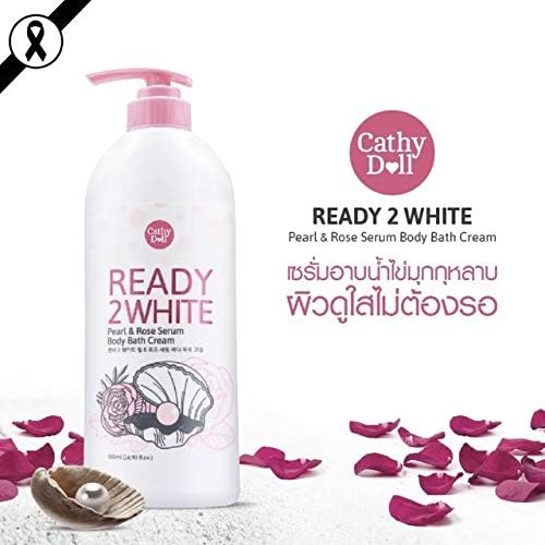 Body Bath Cream Cathy Doll Pearl &amp Rose Serum 500 ml. Ready 2 White By Cathy doll