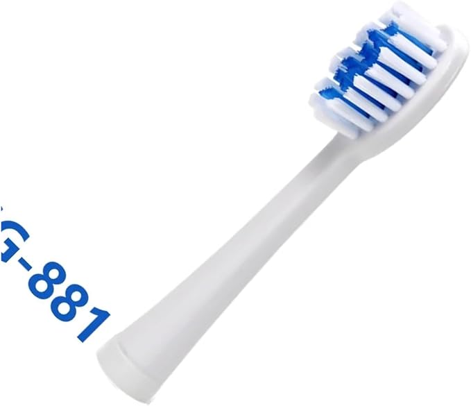 4 Pcs/Pack Replacement Brush Heads Compatible for SG-906/915SG-612/623/628/621/677C5/C6/C8/C9EK6/EK7/EK2 Electric Toothbrush Head(4 Pcs Transparent)