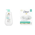 Dove Body Wash with Pump Sensitive Skin Hypoallergenic Paraben-Free Sulfate-Free &amp Beauty Bar More Moisturizing Than Bar Soap for Softer Skin Fragrance Free Hypoallergenic