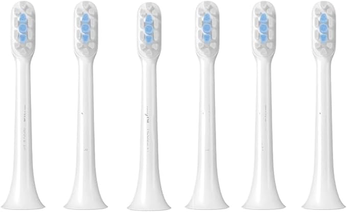Compatible for MIJIA Sonic Electric Toothbrush Head T100 T200 T200C T300 T301 T302 T500 T700 Replacement Heads(T301 T302 6PCS)
