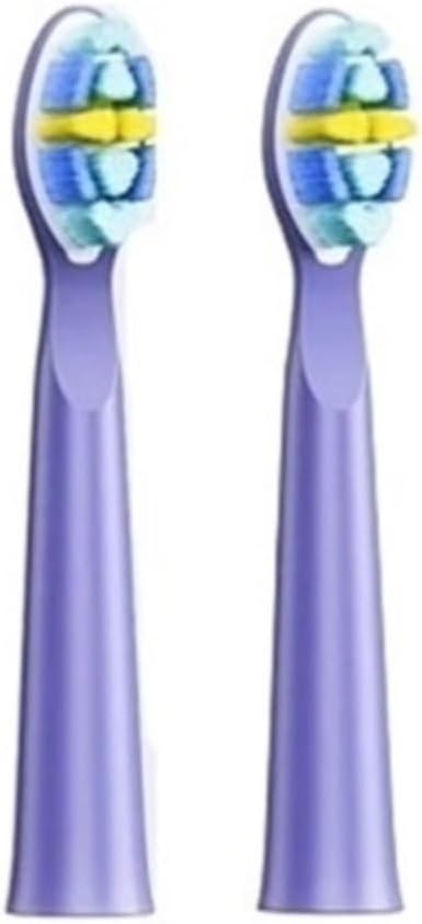 Compatible for Electric Toothbrush Y5 Waterproof Rechargeable Tooth Brush with Replaceable 8pcs Heads(Purple)