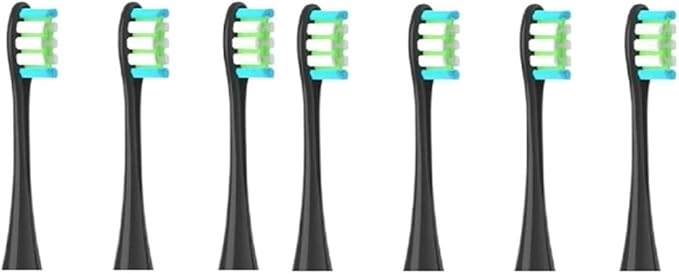 Compatible for 7pcs Replacement Heads Brush Flow/X/X PRO/ Z1/ F1/ One/Air 2 /SE Soft Sonic Toothbrush Vacuum Bristle(Ivory)