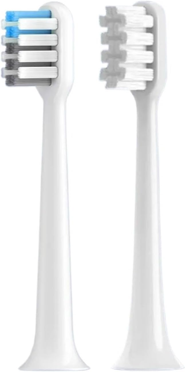 12PCS Toothbrush HeadsCompatible for Mijia T200 Sonic Electric Head MES606 White Repalce Soft