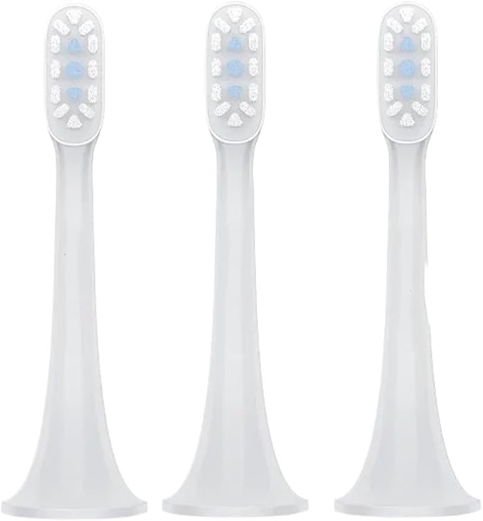 Compatible for 3-6pcs T300 T500 Toothbrush Heads Teethbrush Replacement Brush Head(White 6PCS)