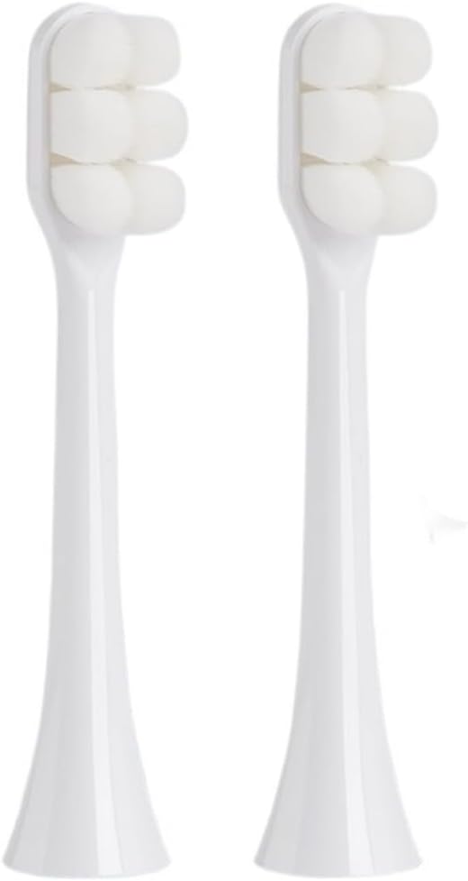 Toothbrush Brush Head Soft Bristle Compatibility or HX3 HX6 HX9 Series HX3210 3211 6150 6500 6510 6530 9342 6730 9312 9372care IPS(FLP-R2-WH2PCS)