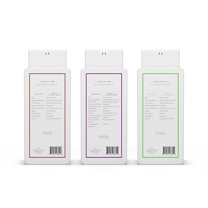 Native Body Wash Contains Naturally Derived Ingredients | for Women &amp Men Sulfate Paraben &amp Dye Free Leaving Skin Soft &amp Hydrated |Coconut &amp Vanilla Lavender Rose &amp Cucumber M