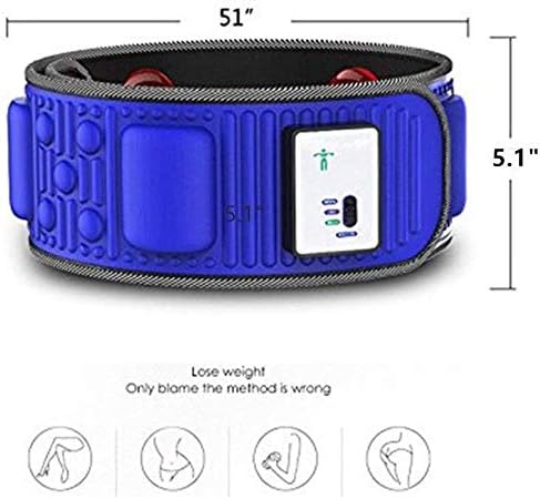 Burning Fat Slimming Belt Electric Weight Lose Magnet Belt Vibration Massage Rejection Shaper Bel of Fat Machine for Waist Thigh Hip Leg