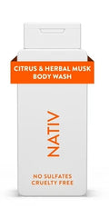 New Limited Edition Collection Body Wash By Nativee - (1) bottle 18 FL OZ (Citrus &amp Herbal Musk)