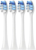 Compatibility for Toothbrush Head SN903/SN901/905/601/SN801/SN810/SN201/SNK01/ST802/ST903 Bristles Soft Brush Heads(4PCS White)