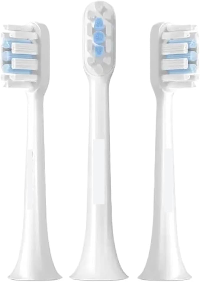 T301/T302 Sonic Smart Electric Toothbrush Heads Tooth Brush Replacement Head Tool Compatible for T301 T302 Soft(Gray)