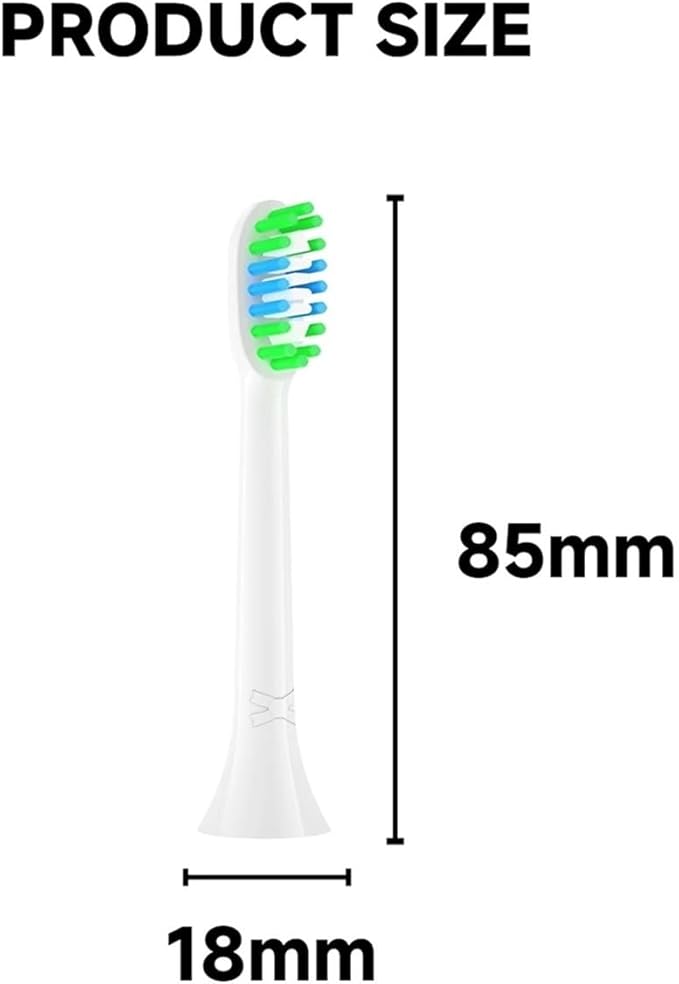Replacement Brush Heads Compatible with HX3/HX6/HX9 Series Electric Toothbrush HX6064(12x40-160-G)