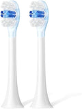 Replacement Toothbrush HeadsCompatible for SOOCAS X3U/X3pro/D2/D3S/D5 Brush Head Nozzle Jets(2 Clean White)