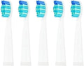 5-10Pcs Replacement Brush HeadsCompatible for Seago/Fairywill Electric Toothbrush FW/SG 507/508/515/551/917/959/908(5pcs White)