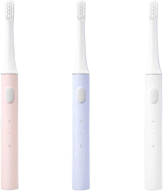 8PCS Compatible for XIAOMI MIJIA T100 Replacement Brush Heads Sonic Electric Toothbrush Vacuum Soft Bristle Suitable Nozzles(8White)