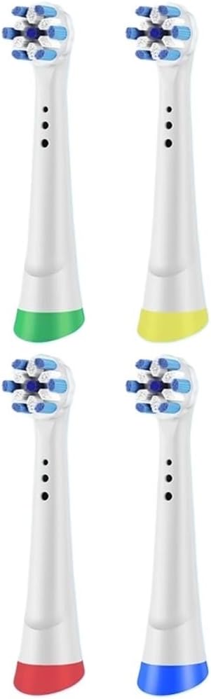 Compatible For Oral B IO Electric Toothbrush Replacement Brush Heads Toothbrush Head Refills For IO 2 3 4 5 6 7 8 9 10 Series(White-12 Pcs)