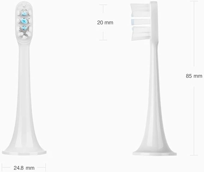 3pcs/6pcsCompatible for T300 T500 Sonic Toothbrush Heads Teethbrush Replacement Oral Hygiene(6pcs Sensitive Type)