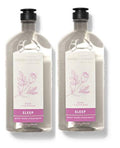 Bath and Body Works 2 Piece Pack Aromatherapy Rose Lavender (10 fl. oz/ 295 ml) Wash and Foam Bath