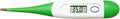 Temperature Measurement Compatible for Farms Veterinary Soft Head and Bendable Medical Thermometer(Green)