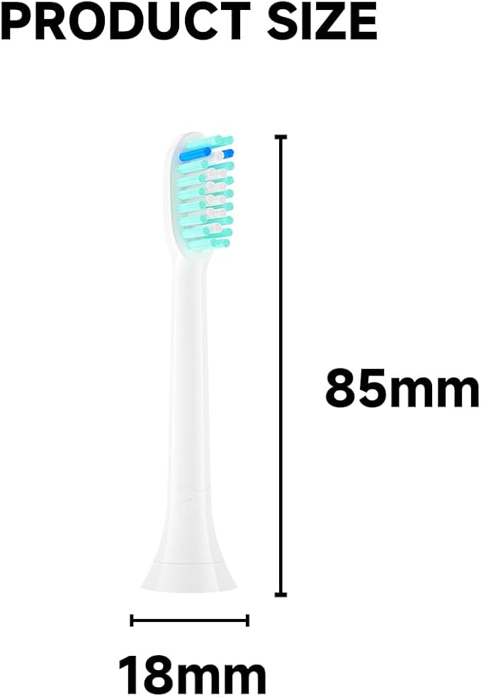 8PCS Electric Toothbrush Head Compatible for HX5/HX6/HX7/HX8HX9 Models