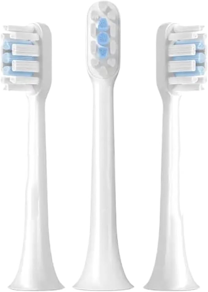 Compatible for T301/T302 Toothbrush Head Soft Brush Teeth Nozzles(3PCS White)