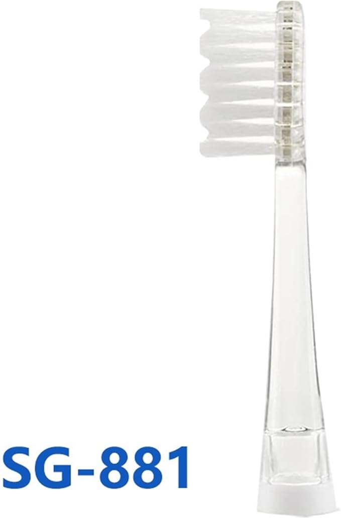 8Pcs Brush Heads Replacement Fit SG Series SG-906 915 612 623 628 677 C5 C6 C8 C9 EK for Daily Use(4 Pcs White)