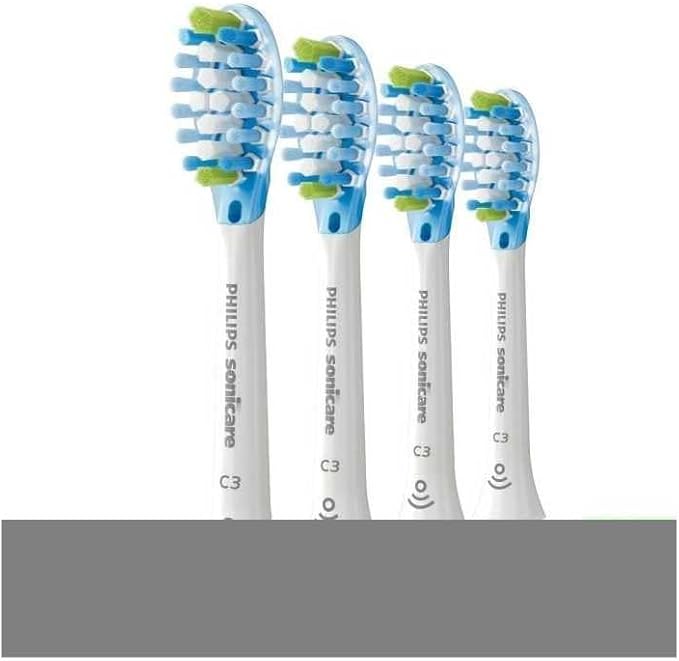 Philips Sonicare C3 Premium Plaque Defence Original Replacement Toothbrush Heads White 4-Pack HX9044/87