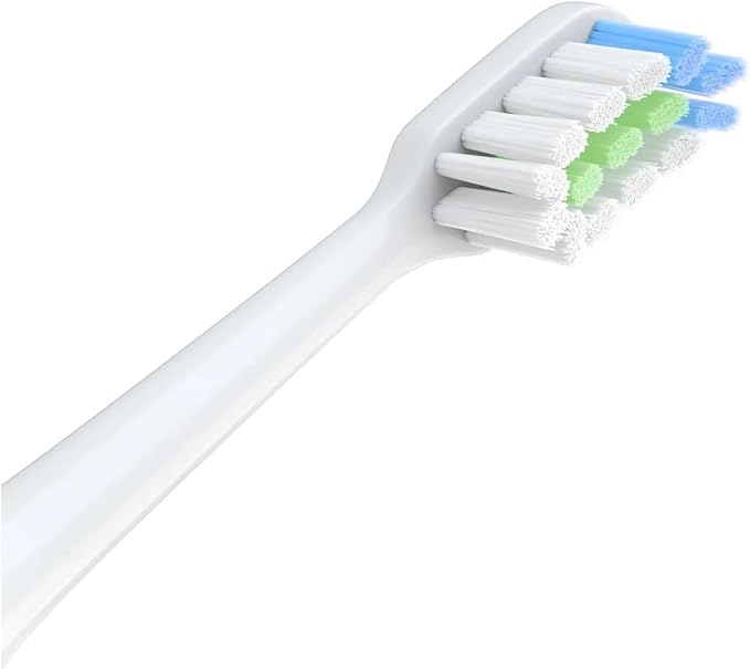 Compatible SNP1 Electric Toothbrush Replacement Brush Head SN-P1 Bright White(Black)