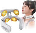 Neck Massager for Neck PainIntelligent Portable Neck Massager with Heat FunctionUSB Charging Neck Relax MassagerMassage at HomeOutdoorfor Women and Men