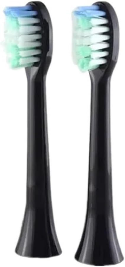 4pc Electric Tooth Brush Head Replacement Compatible for Sarmocare S100 Ultrasonic Sonic Electric Toothbrush Toothbrush Head(Black-4)