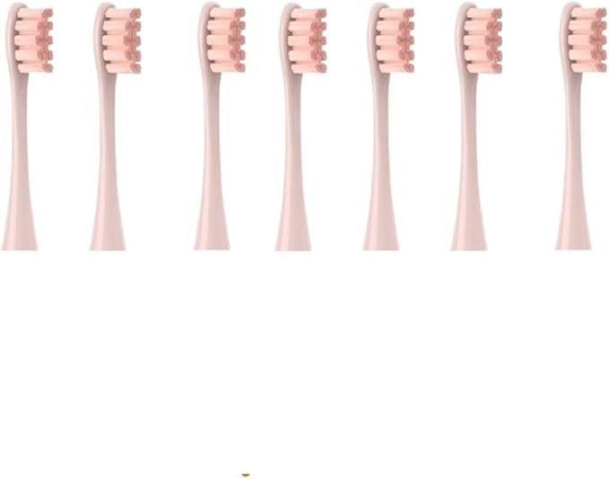 Compatible for 7pcs Replacement Heads Brush Flow/X/X PRO/ Z1/ F1/ One/Air 2 /SE Soft Sonic Toothbrush Vacuum Bristle(Gold)