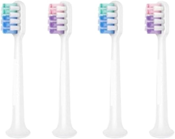 Compatible for C1 Electric Toothbrush Replancement Brush Heads Sensitive Cleanning Sonic Tooth Head Bristle Nozzles(2boxes Cleaning Type)