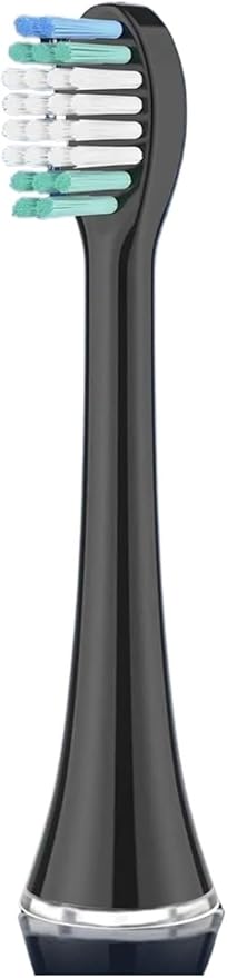 Replacement Toothbrush HeadsCompatible for Aquasonic Black Pro Series Duo Electric Refill Bristles(10pcs Black)