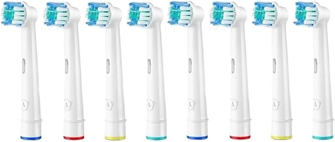 Replacement Toothbrush Heads Compatible For Oral-B Braun Electric Precision Clean Brush Heads Refill For 7000/Pro 1000/9600/ 5000/3000/8000(Brown)