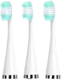 3/6pcs Replacement Toothbrush Heads for Teeth Tartar Device H156/M07/HC09 Smart Electric Tooth Brush Bristle Nozzle(Ivory)