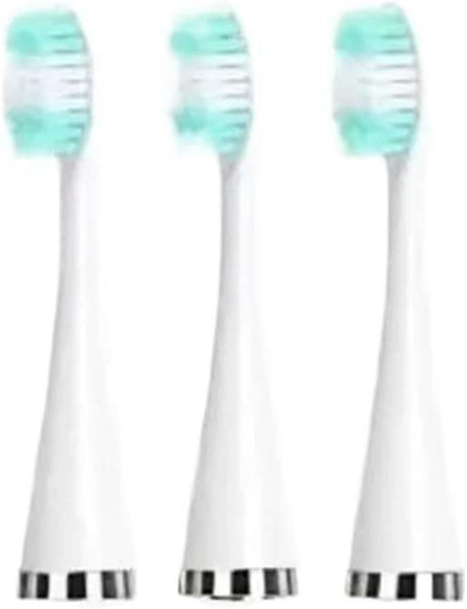3/6pcs Replacement Toothbrush Heads for Teeth Tartar Device H156/M07/HC09 Smart Electric Tooth Brush Bristle Nozzle(Ivory)