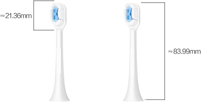 Electric Toothbrush Heads Replacement Compatible for X1 X3 X3U X5(White)