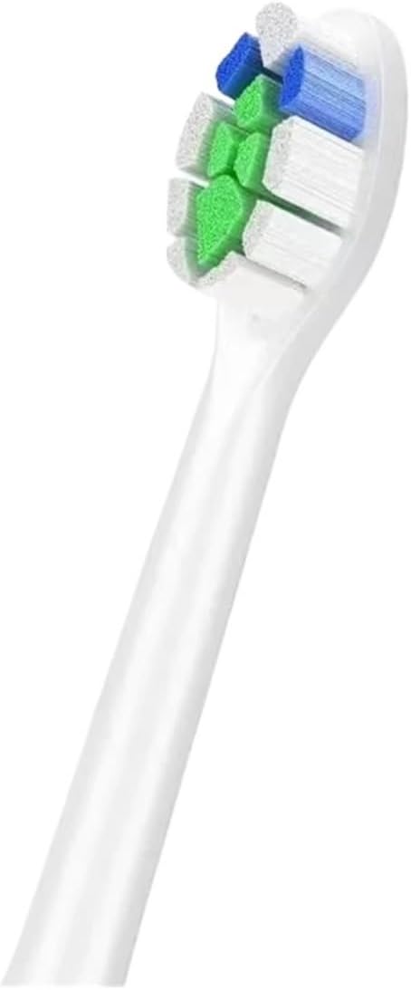 Compatible for Philips Sonicare Toothbrush Brush Head Replacement Heads HX3/HX6/HX9 Series HX3210/3211/6150/6500/6510/6530/9342/6730(8P3 8P4)
