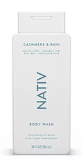 New Limited Edition Collection Body Wash By Native.e - (1) bottle 18 FL OZ (Cashmere &amp Rain)