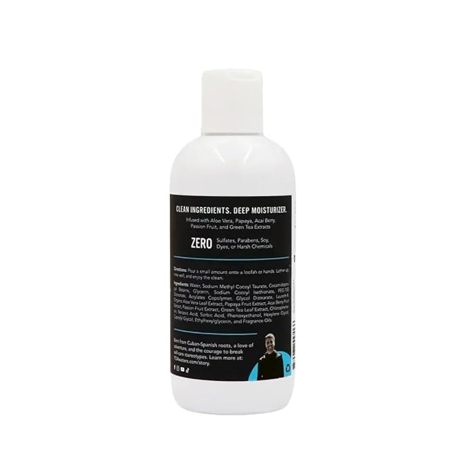 TOA Waters Debonair Body Wash Jasmine &amp Teakwood – Vegan Hydrating Body Wash Sulfate-Free Organic Plant Extracts Paraben-Free for All Skin Types