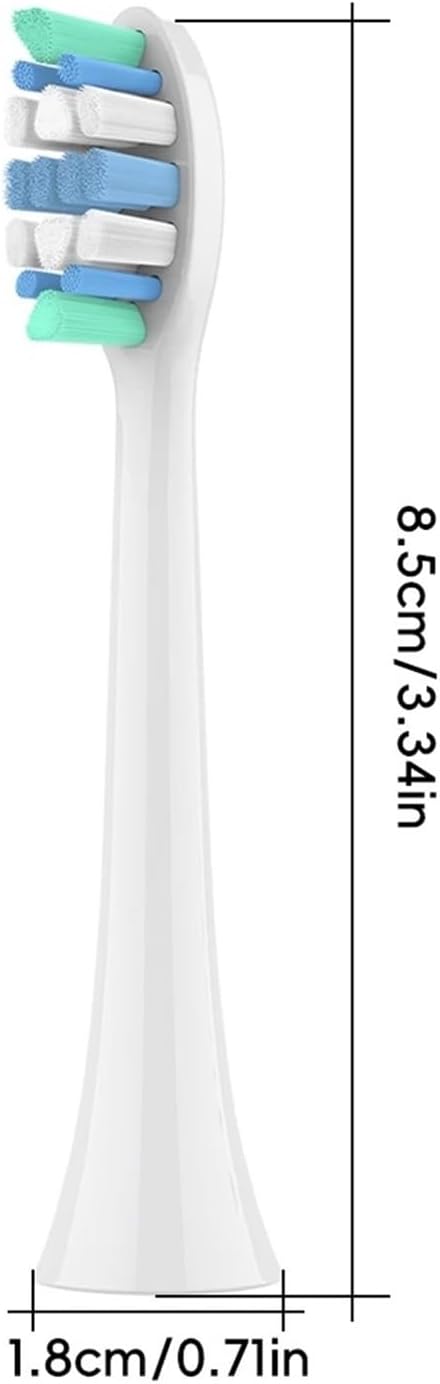 Replace Toothbrush Head Compatible for UB601/602/603/careup/CB02/CS01(4 Pcs)