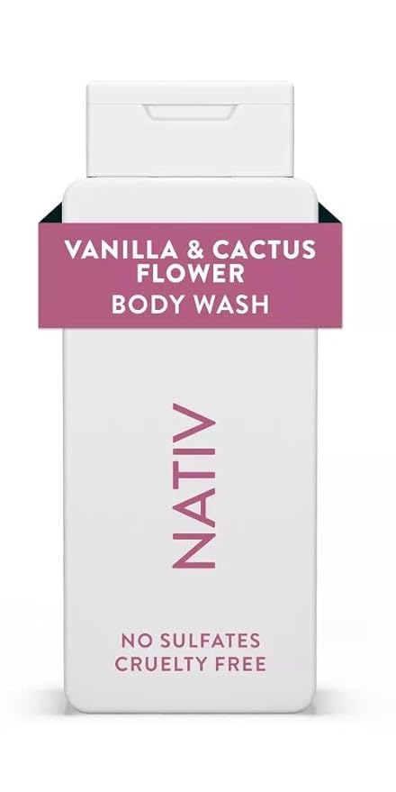 New Limited Edition Collection Body Wash By Native.e - (1) bottle 18 FL OZ (Vanilla &amp Cactus Flower)